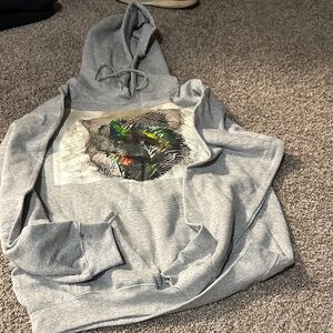 Gildan Gray Heavy Blend Hoodie